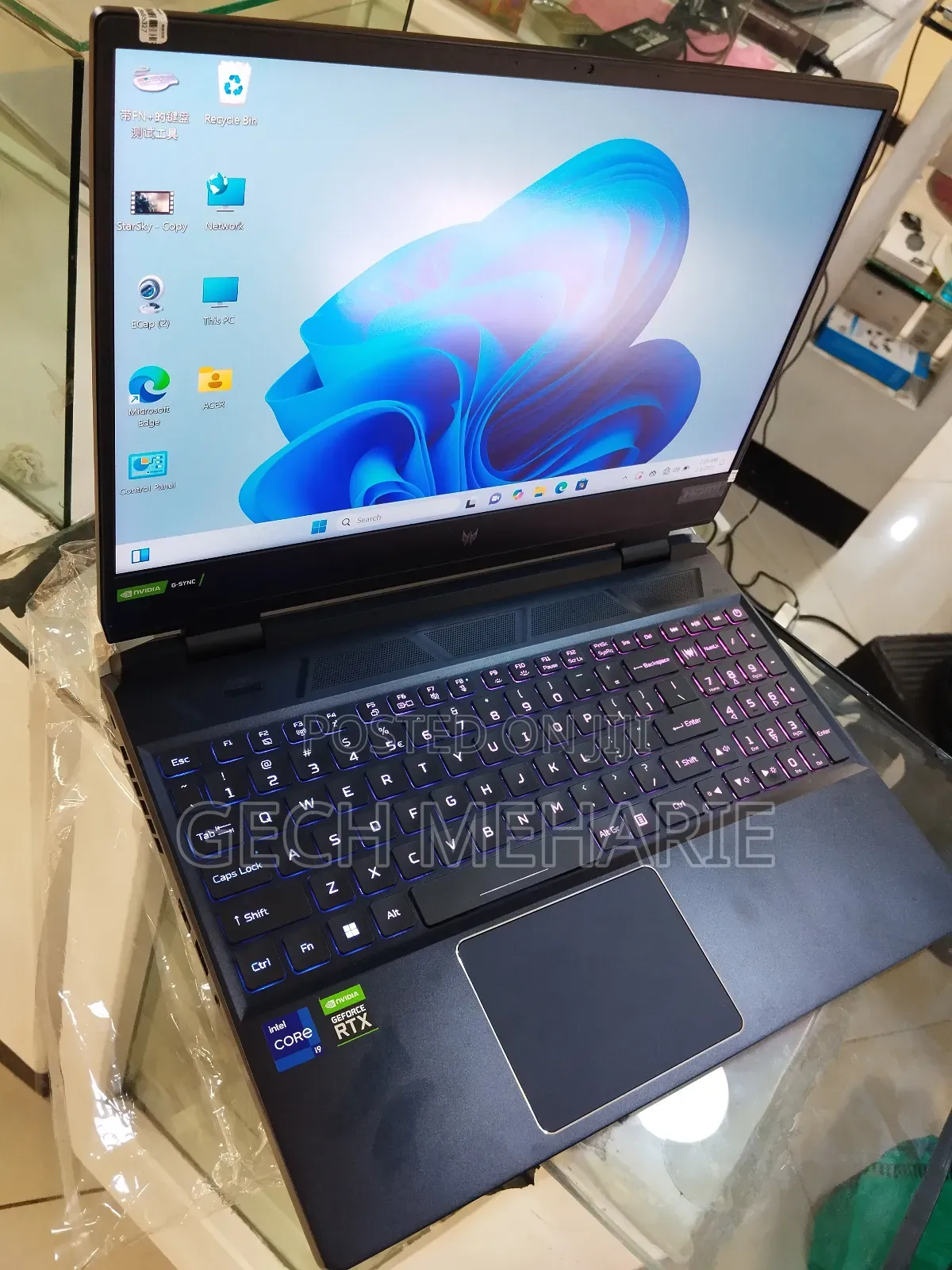 New Laptop Acer Predator Helios 300 16GB Intel Core I9 SSD 1T