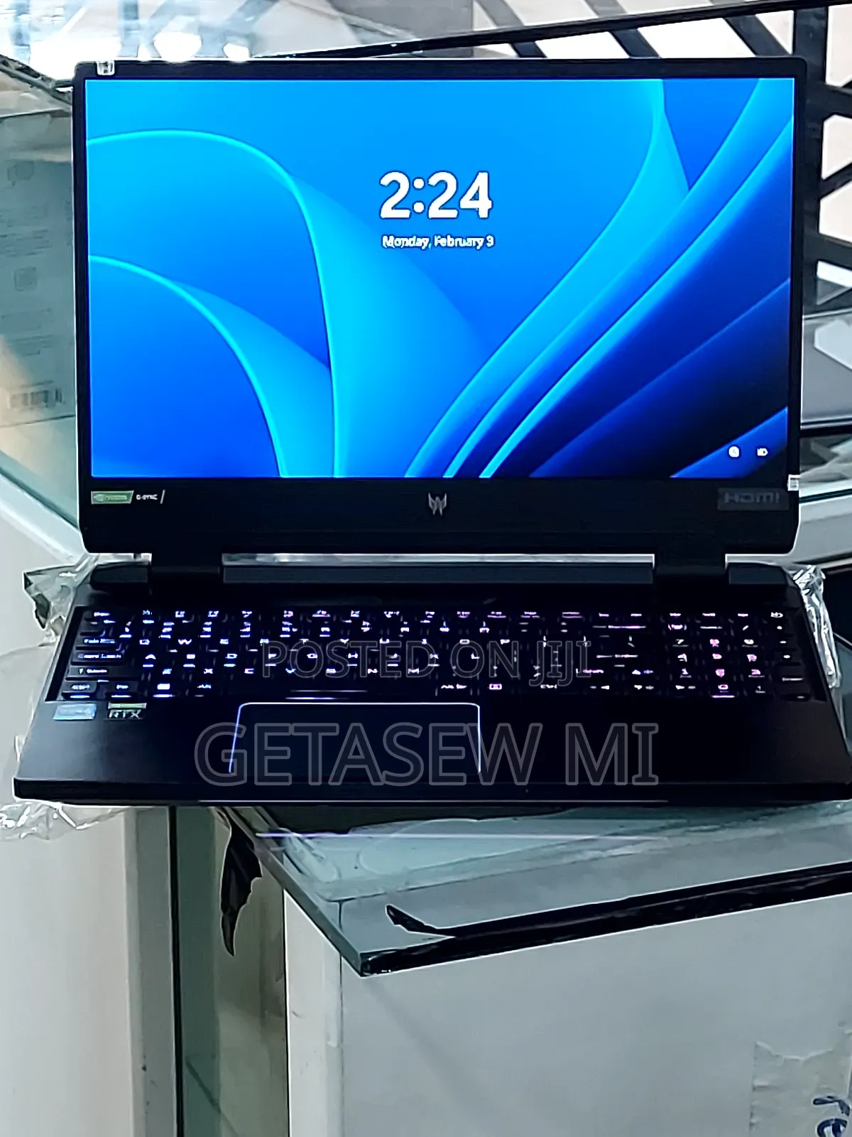 New Laptop Acer Predator Helios 300 16GB Intel Core I9 SSD 1T