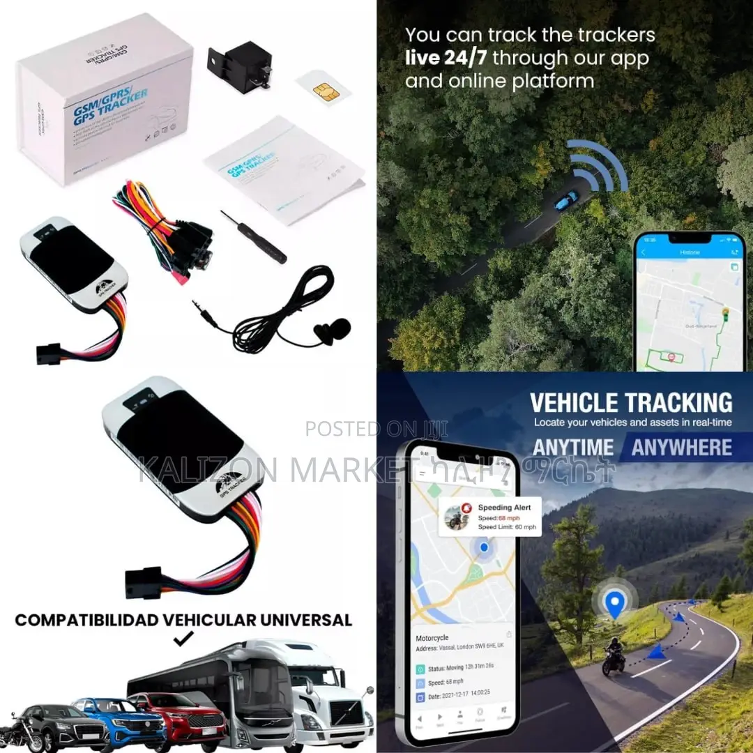 GPS/GPRS/GPS Tracker የ መኪና መቆጣጠሬያ