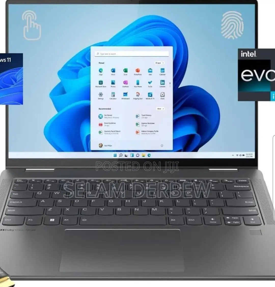 New Laptop Lenovo Yoga 7i 16GB Intel Core I7 SSD 512GB