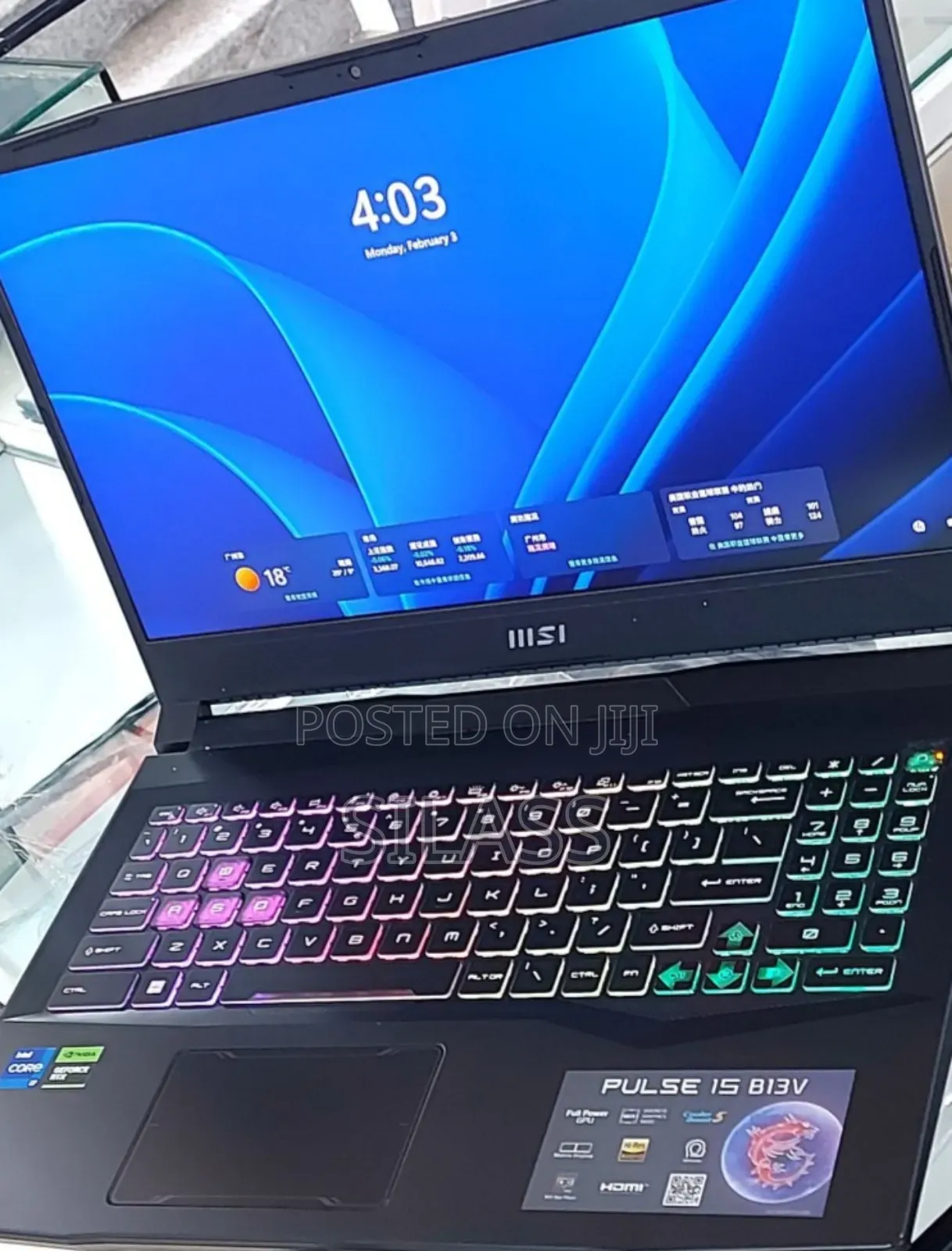 New Laptop MSI Pulse GL66 16GB Intel Core I7 SSD 1T