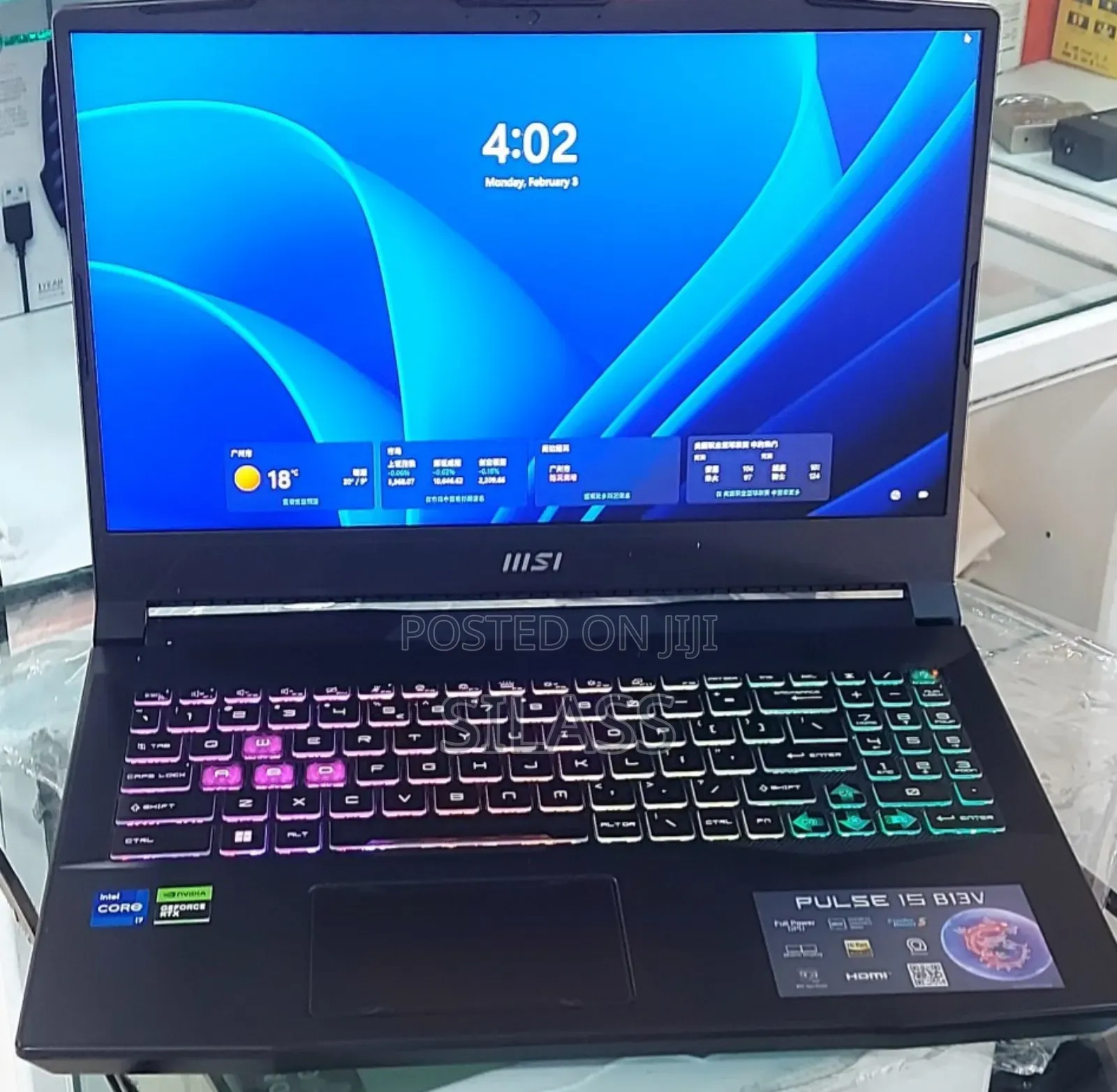 New Laptop MSI Pulse GL66 16GB Intel Core I7 SSD 1T