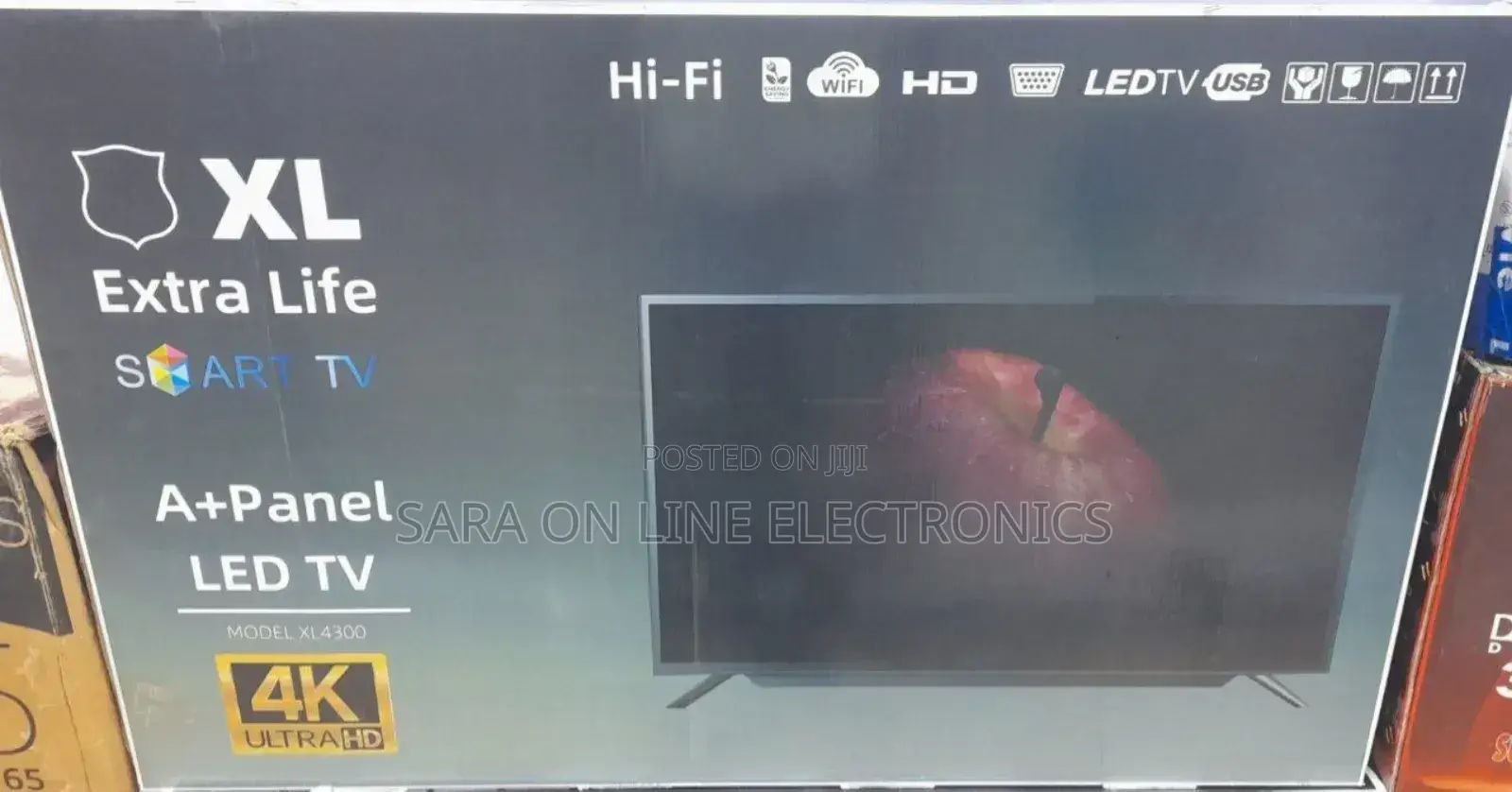 43" Extra Life XL Smart TV (2025 Model)
