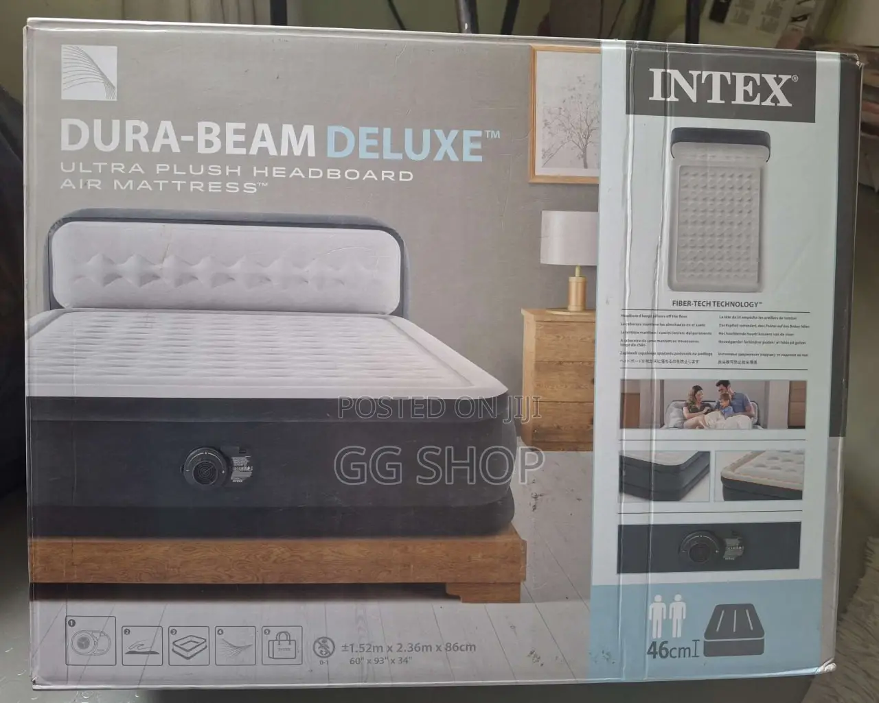 Deluxe Ultra Plush Headboard Air Mattress