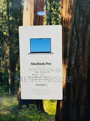 New Laptop Apple MacBook Pro 2021 M1 16GB Apple M1 Pro SSD 512GB