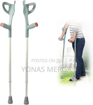 Photo - Adult Forearm Crutch(X2units)JTGMJ33 Crutches Walker-Medical