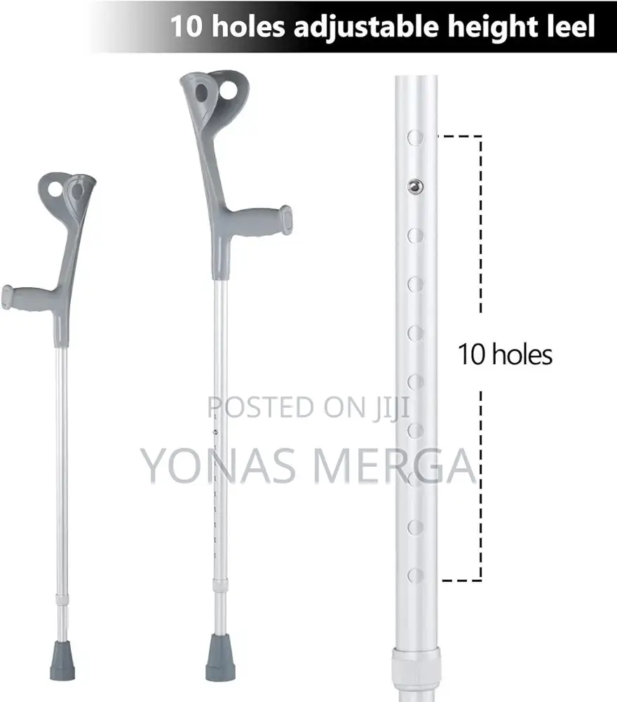 Forearm Crutches Walking Crutches𡥘ክራነችwith Adjustable Cuffs