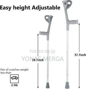 Photo - ክራንች¥High Load Capacity Elbow Forearm●圜pepe-Forearm Crutches