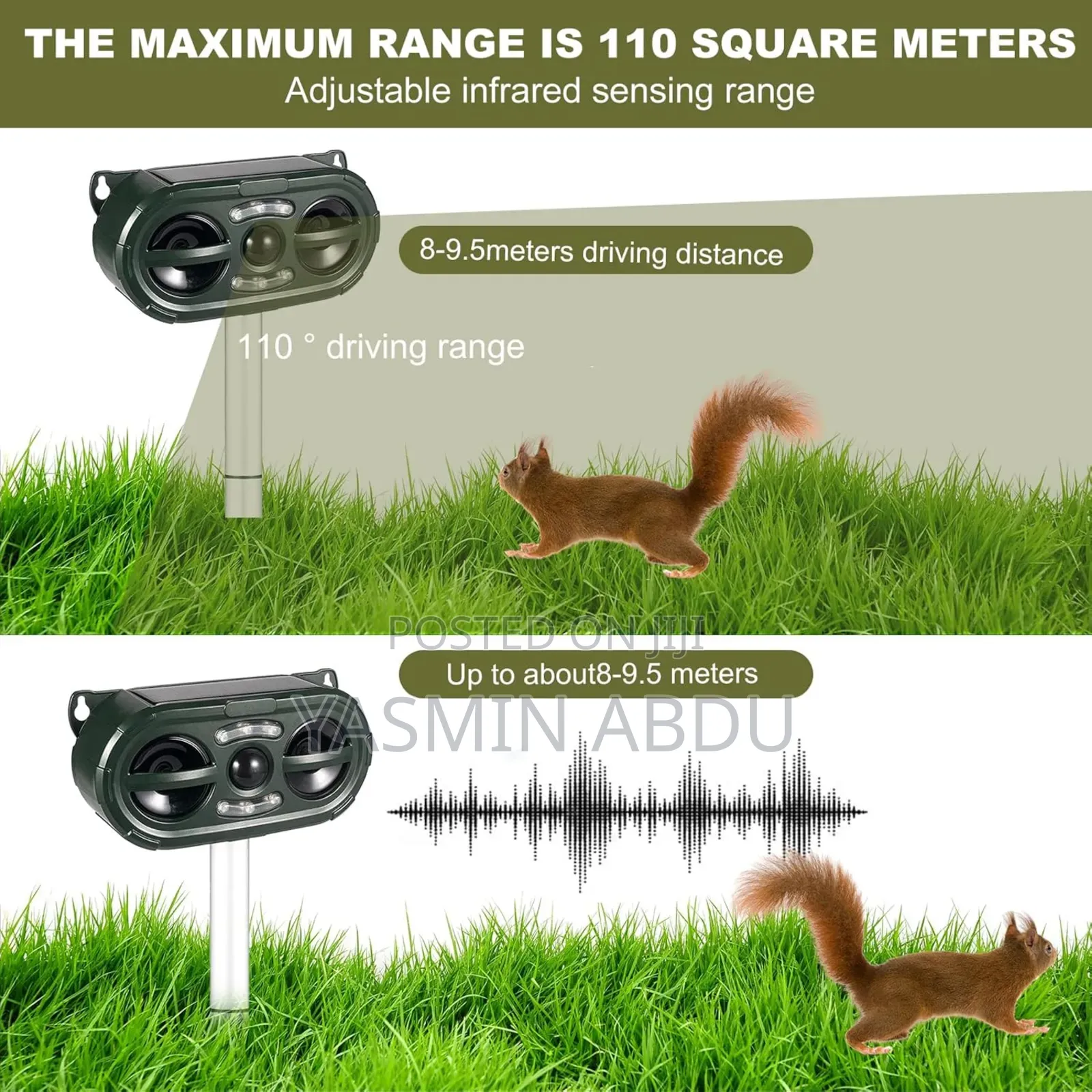 Ultrasonic Animal Repeller