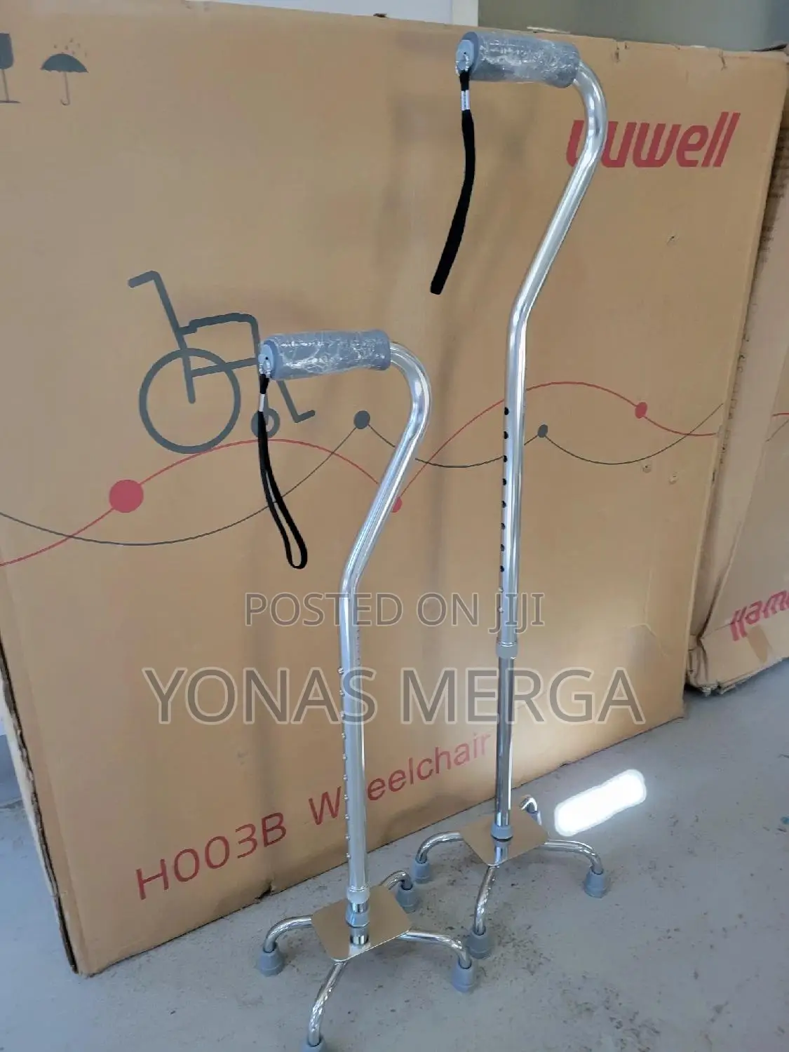 , Lightweight Walking Stick, Adjustable Height (Elbow Stick)