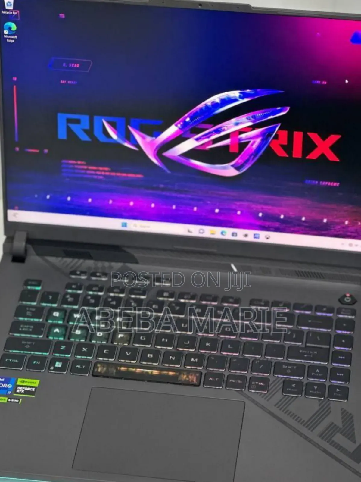 New Laptop Asus ROG Strix G15 16GB Intel Core I7 SSD 1T