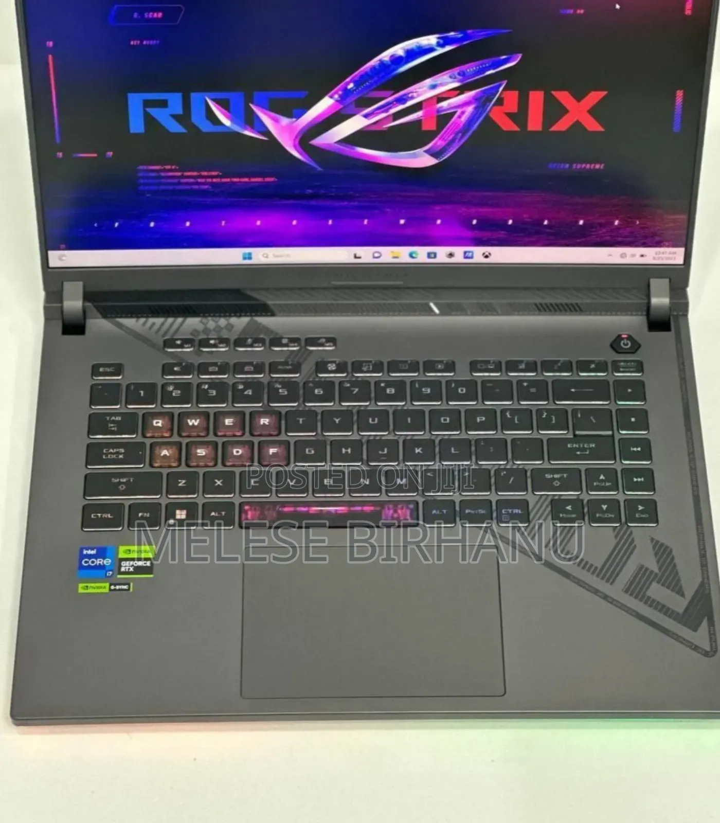 New Laptop Asus ROG Strix G15 16GB Intel Core I7 SSD 1T