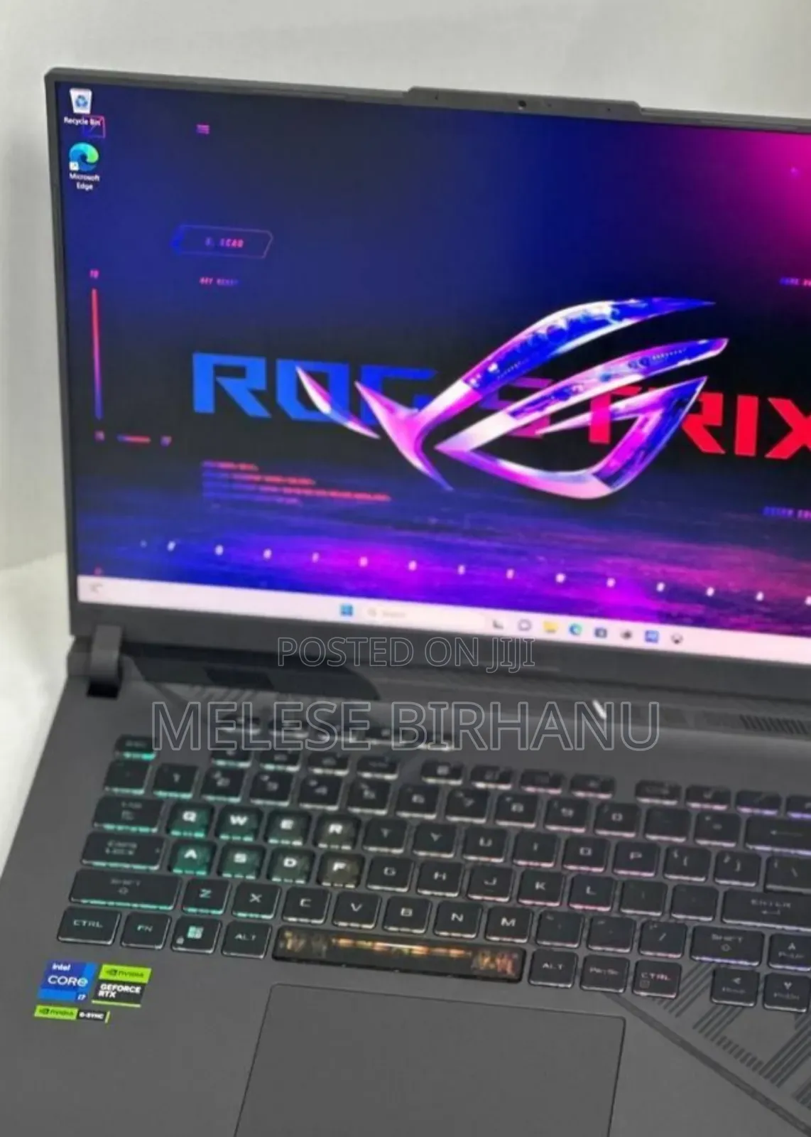 New Laptop Asus ROG Strix G15 16GB Intel Core I7 SSD 1T