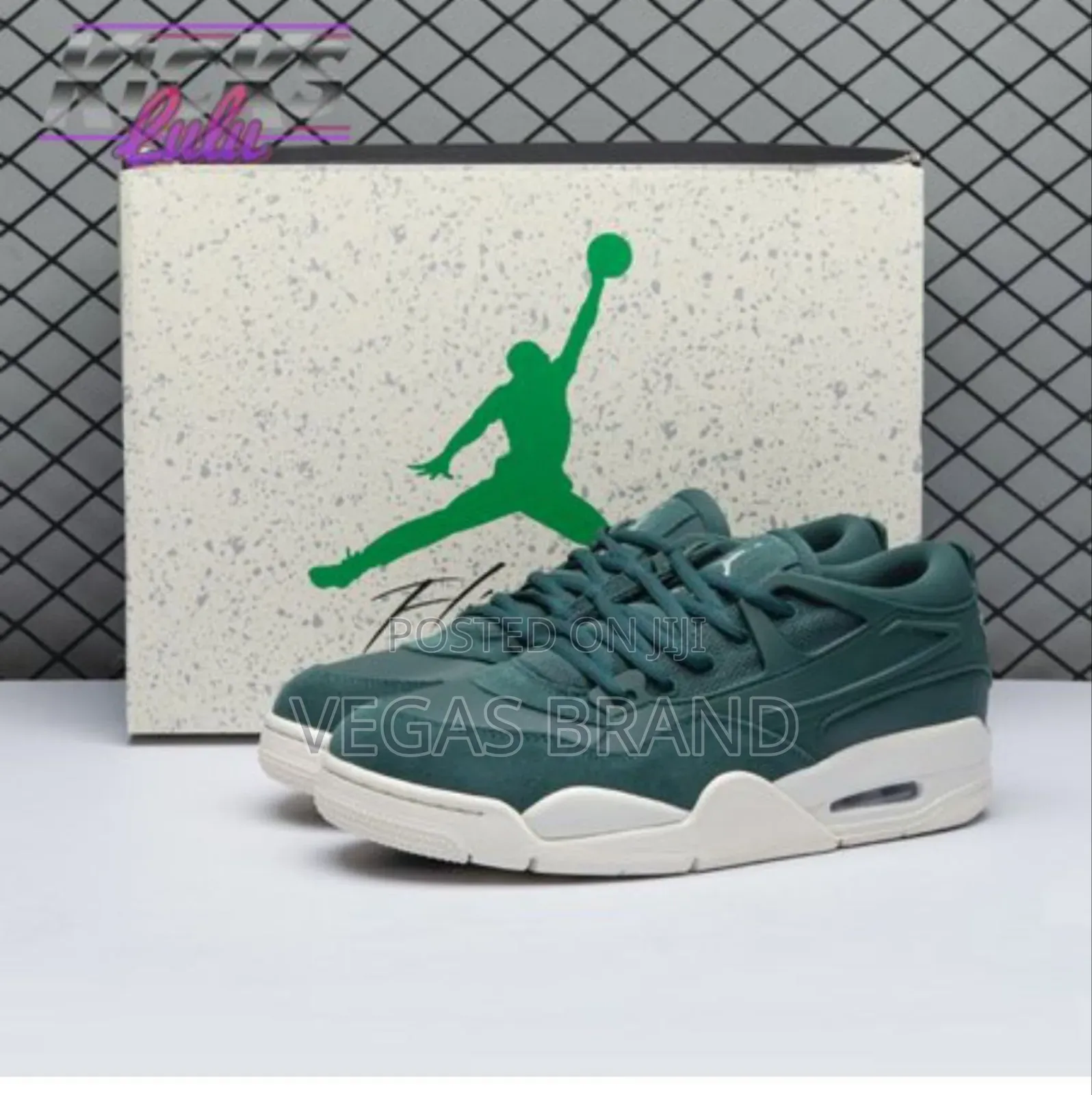 Air Jordan 4 Legend Pin Green Master Quality Shoes