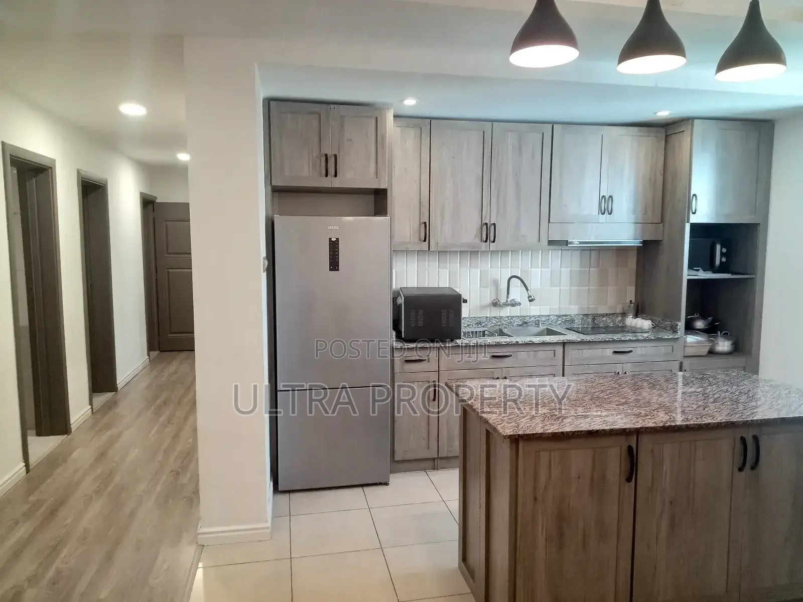 Furnished 4bdrm Apartment in Bole for rent