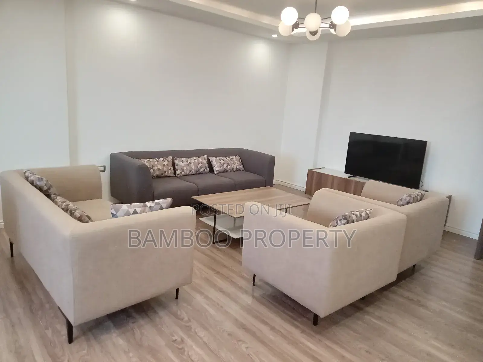 Furnished 4bdrm Apartment in Bole for rent