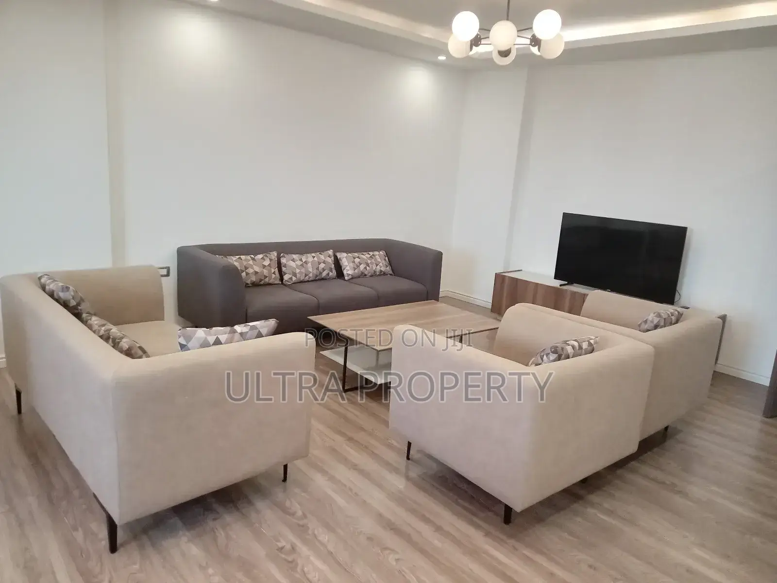 Furnished 4bdrm Apartment in Bole for rent