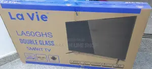 LA VIE 50 Inch Double Glass TV | New Brand | 5-Year Warranty