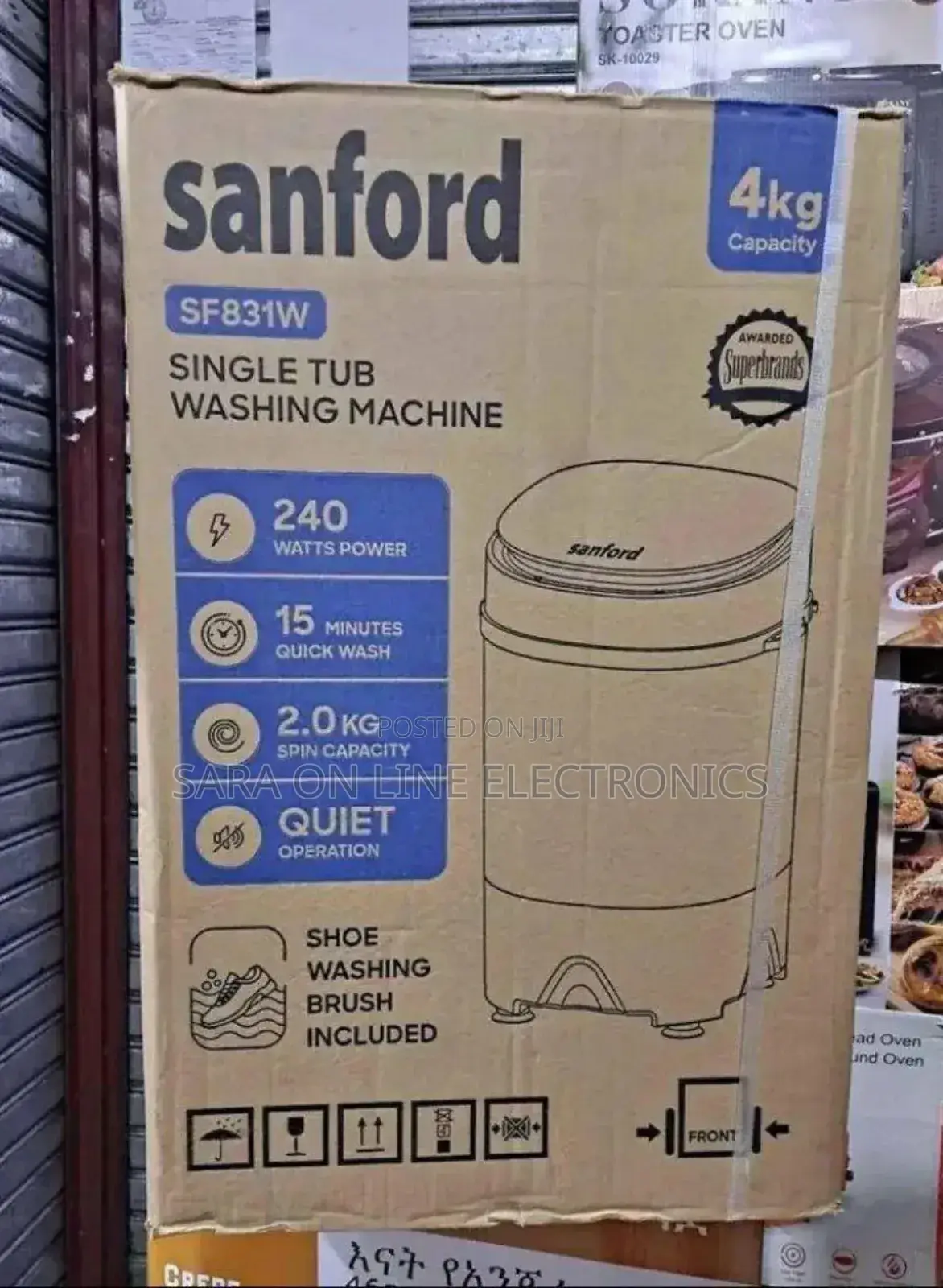 Sanford Mini Washing Machine 4kg | Energy-Saving (200w)
