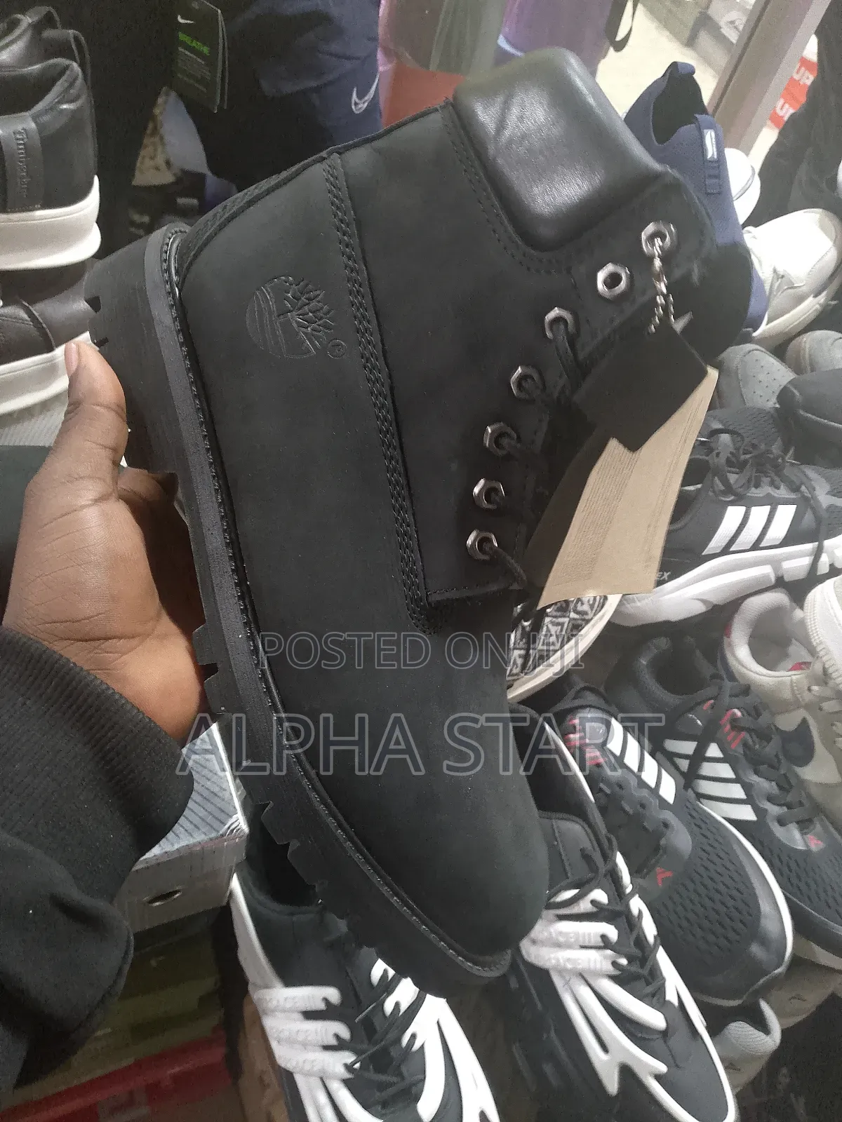 Timberland Black Color High Quality Boost for You