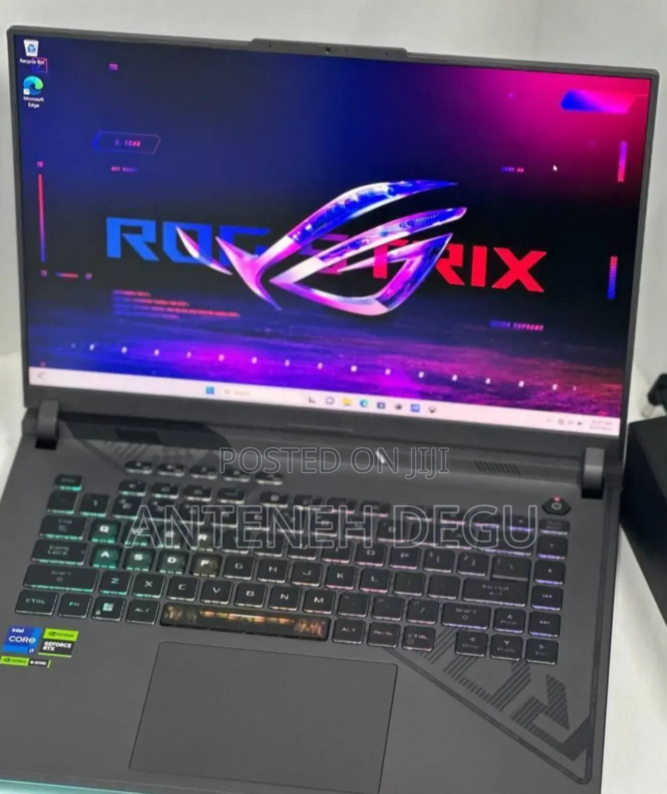 New Laptop Asus ROG Strix G15 16GB Intel Core I7 SSD 1T