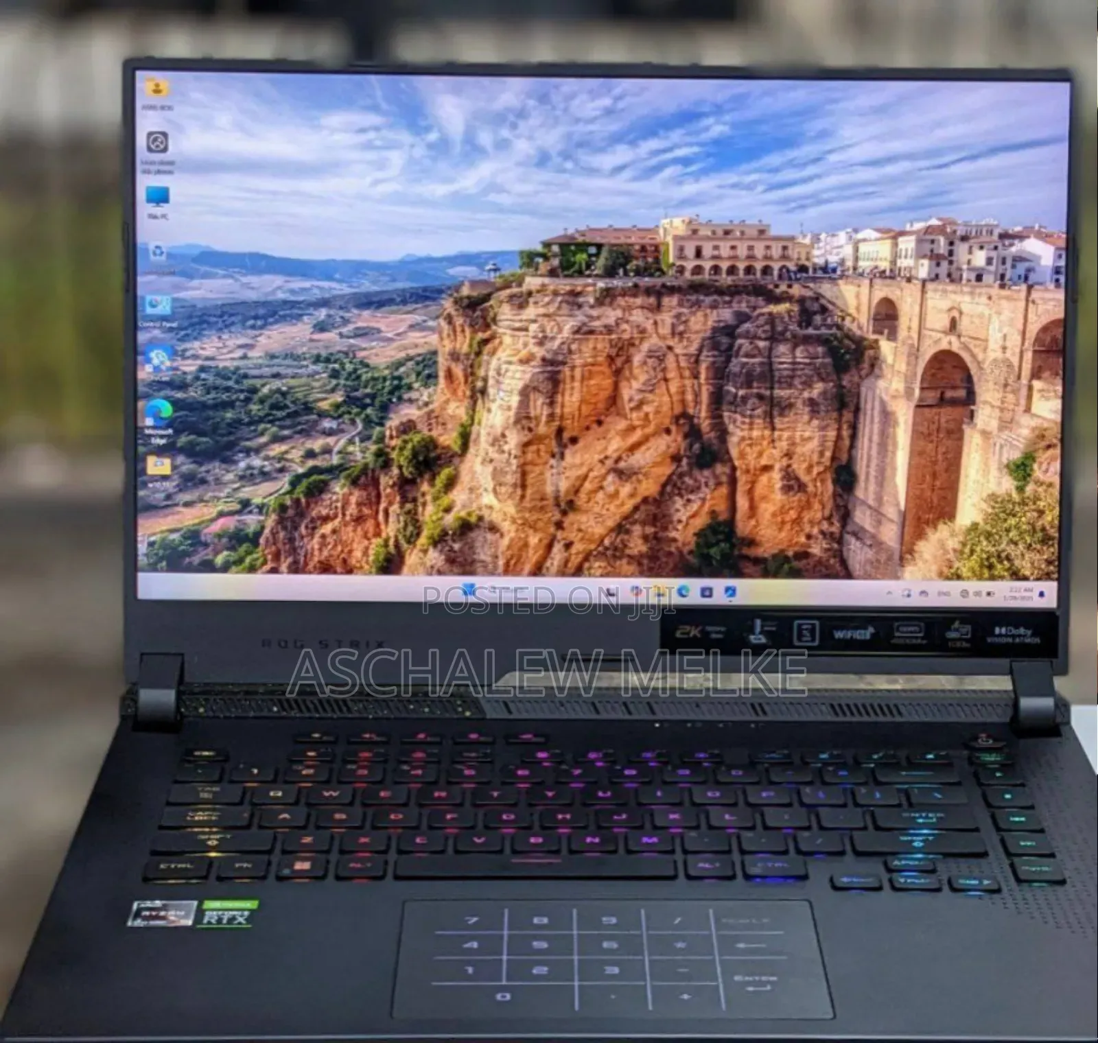 New Laptop Asus ROG Strix GL503 16GB AMD Ryzen 9 SSD 1T