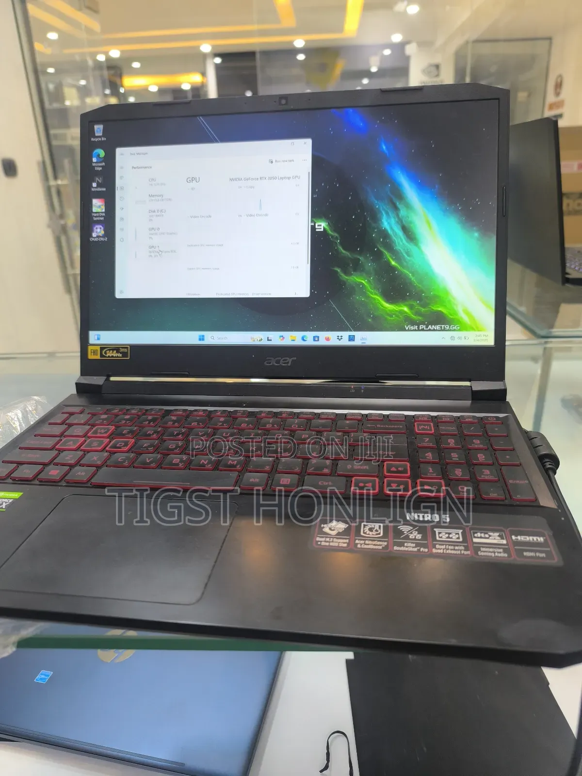 New Laptop Acer Nitro 5 16GB Intel Core I7 SSD 1T