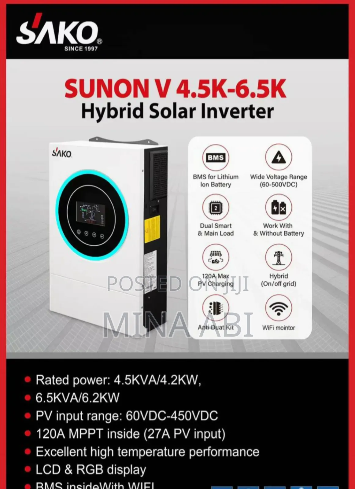 Solar Accessories (Sako Inverter Battery)