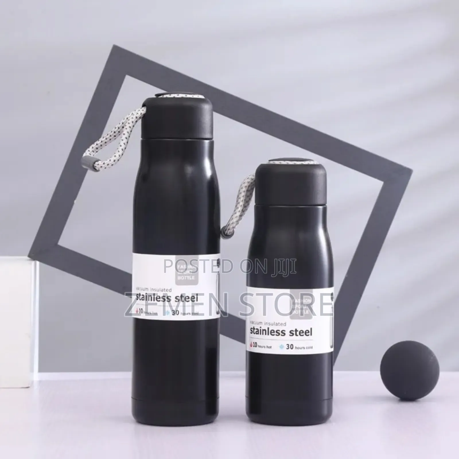 Stainless Steel Water Bottle - 550ml, Leakproof