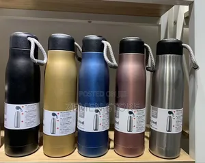 Stainless Steel Water Bottle - 550ml, Leakproof