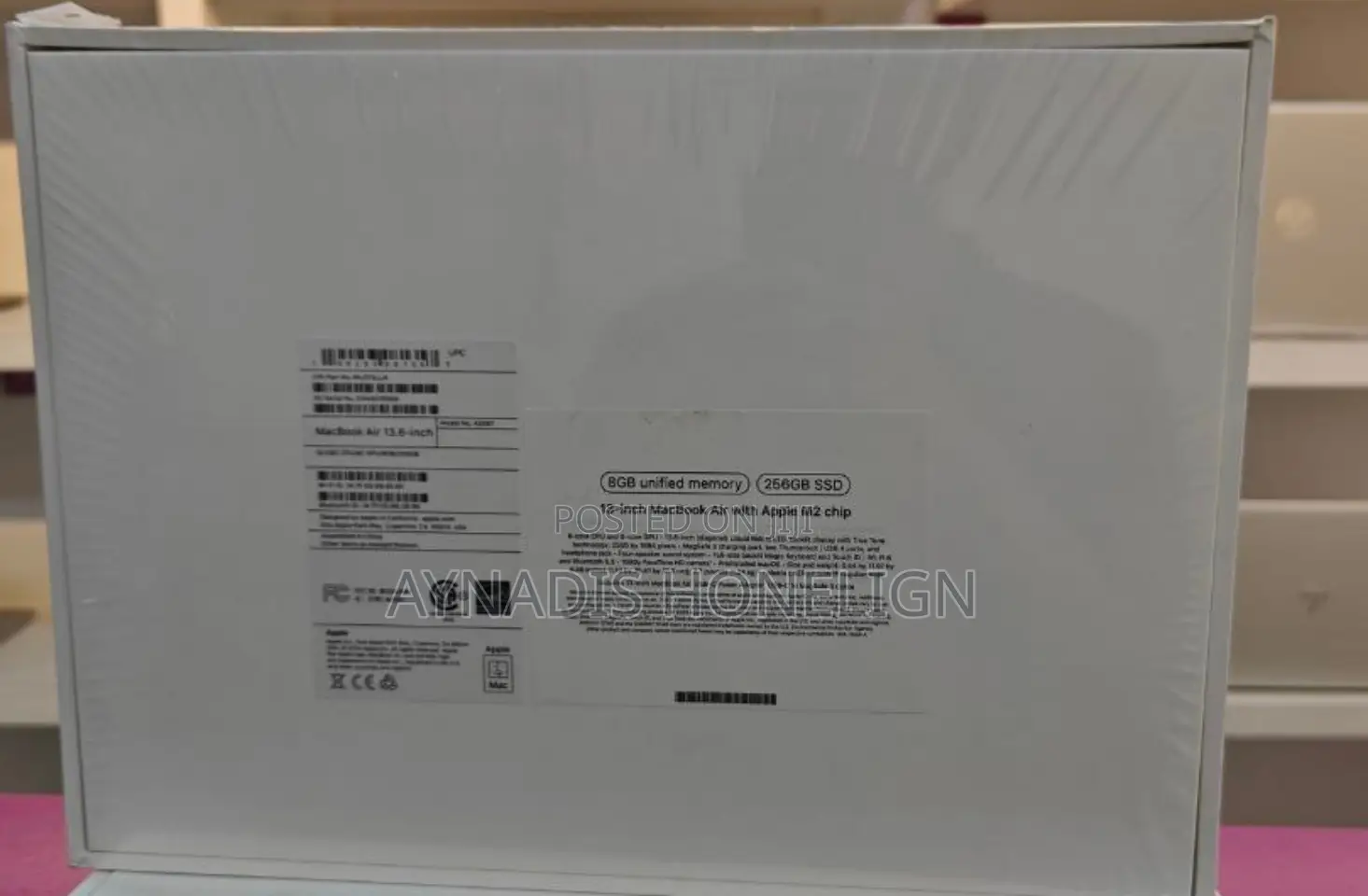 New Laptop Apple MacBook Air 8GB Apple M2 SSD 256GB