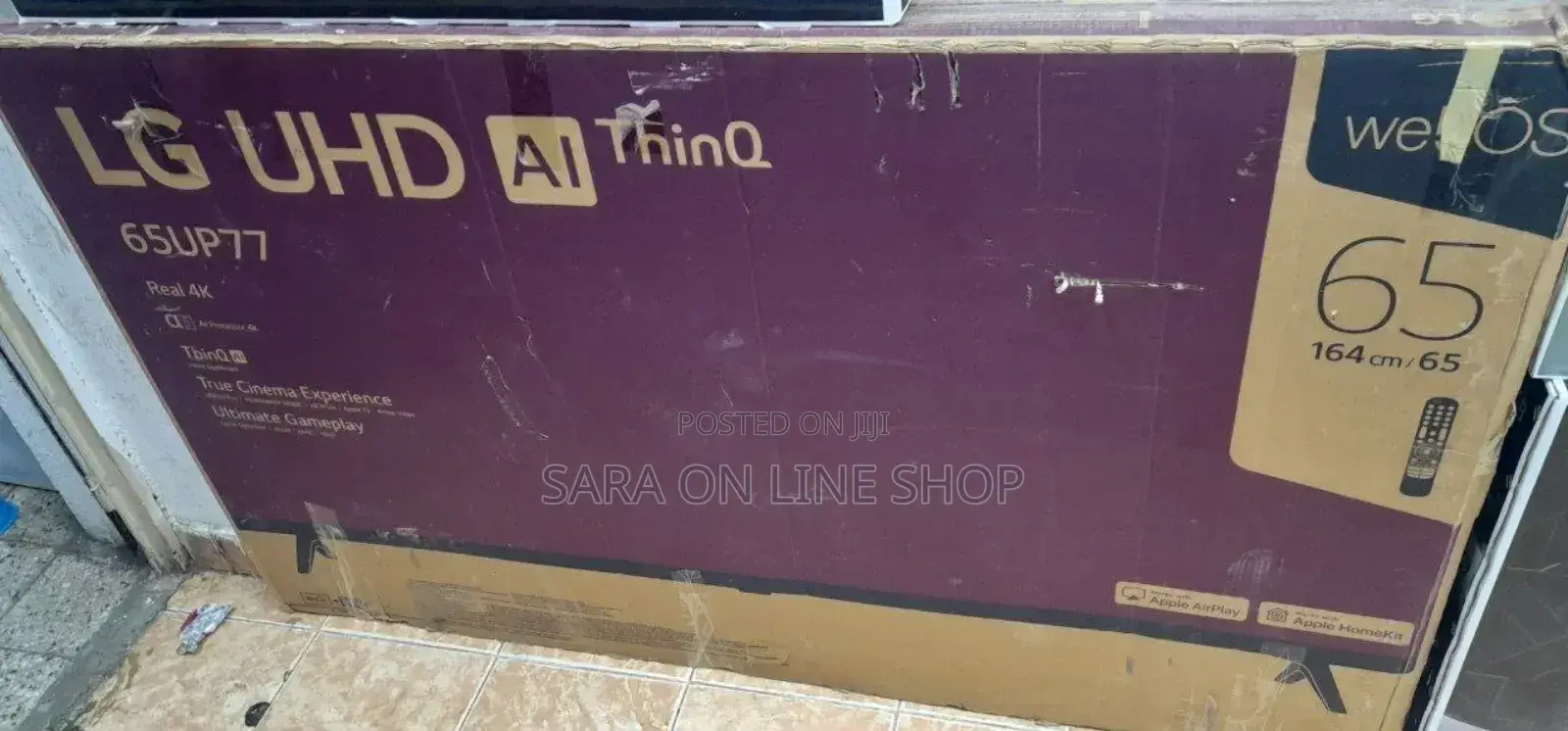 LG 65" UHD AI Thinq TV (Model UP77) - Latest Model