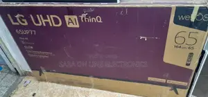 LG 65" UHD AI Thinq TV (Model UP77) - Latest Model