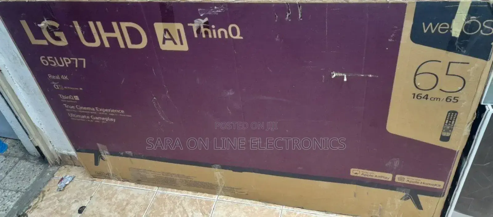 LG 65" UHD AI Thinq TV (Model UP77) - Latest Model