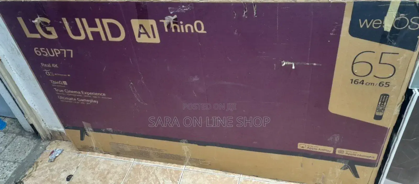 LG 65" UHD AI Thinq TV (Model UP77) - Latest Model