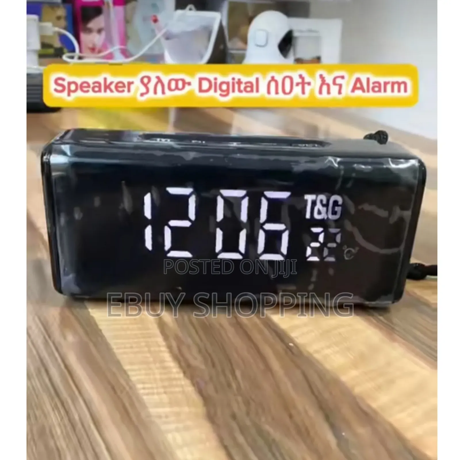 Multifunctional Hifi Clock Speaker With Temperature Display