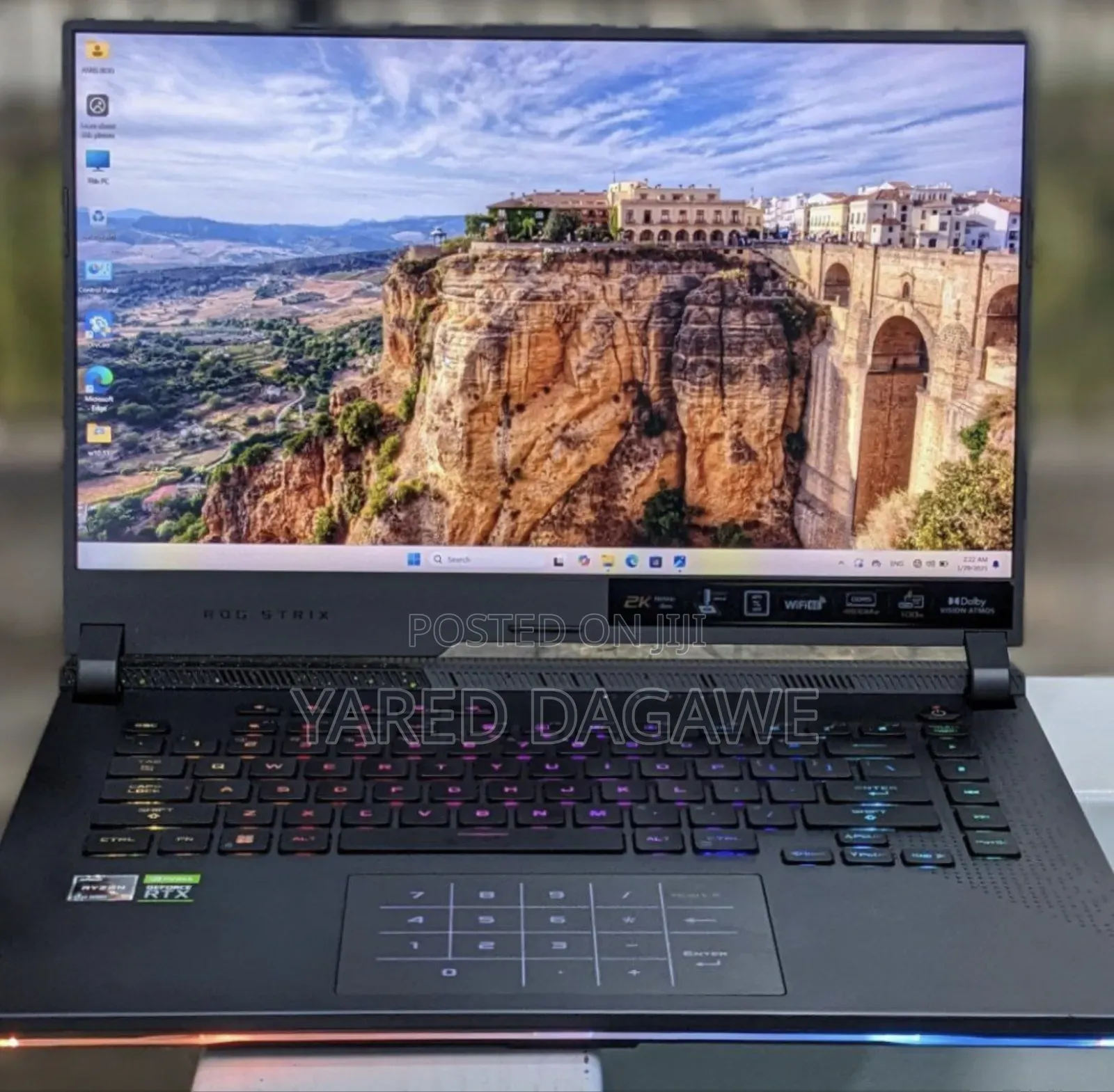 New Laptop Asus ROG Strix G15 16GB AMD Ryzen 9 SSD 1T