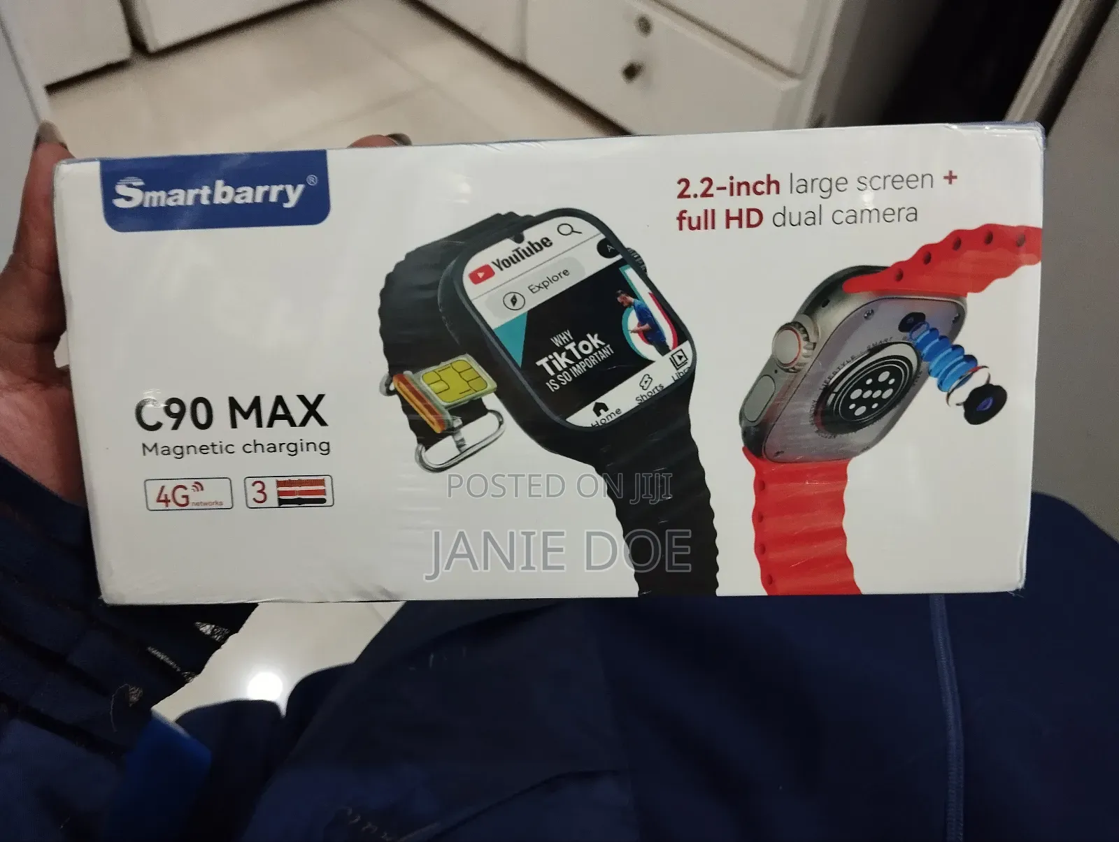 ሲም የሚወስድ ስማርት ሰአት Smart Watch4g 64/4 Storage Dual Camera