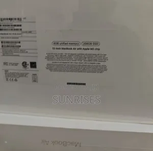 New Laptop Apple MacBook Air 2024 M3 13-Inch 8GB Apple M3 SSD 256GB