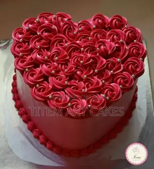 Photo - Valentine Cake Red