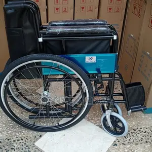 Wheel Chair Folding KY809B Black Rim□汁wheelchair፫€Wheelchair