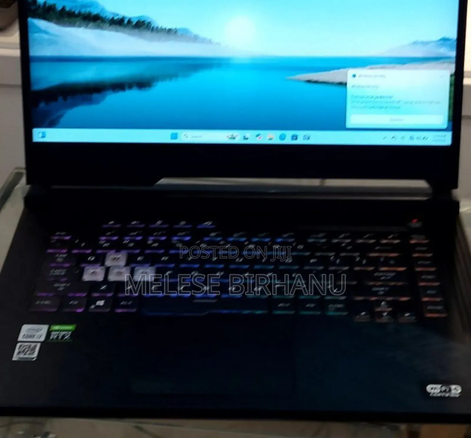 New Laptop Asus ROG Strix G15 16GB Intel Core I7 SSD 512GB