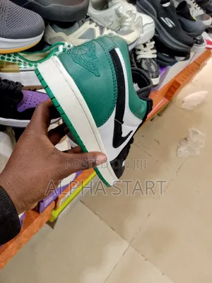 Jordan 1 Green/White/ Black High Quality Shoes for You