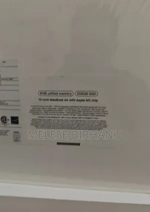 New Laptop Apple MacBook Air 2022 M2 8GB Apple M2 SSD 256GB