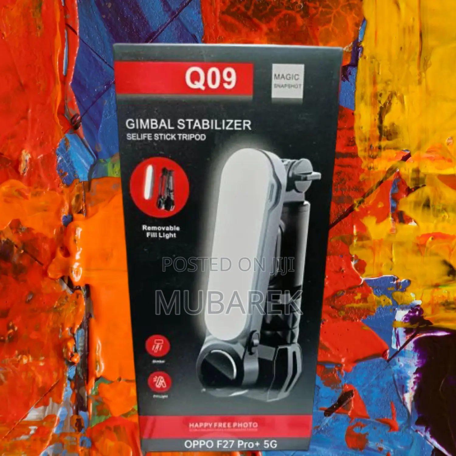 Gimbal Q09: Travel-Friendly With Foldable Design