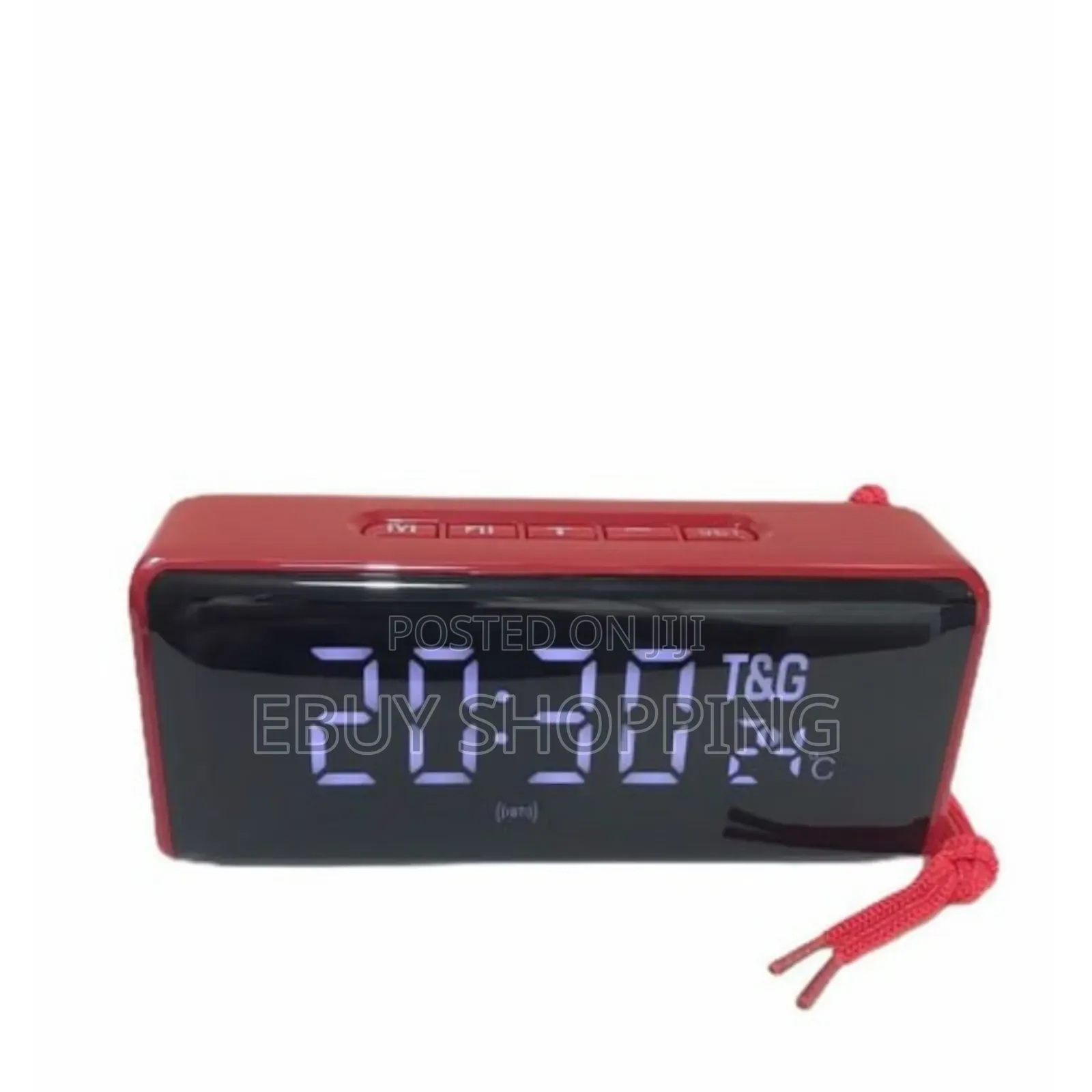 All-in-One Usb Rechargeable Bluetooth Speaker and Digital Clock