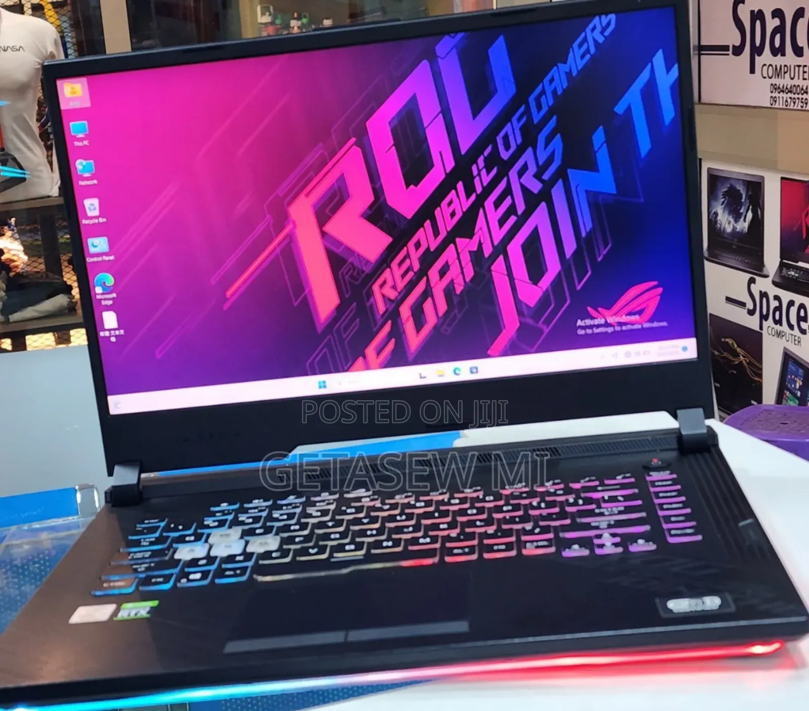 New Laptop Asus ROG Strix G15 16GB Intel Core I7 SSD 512GB