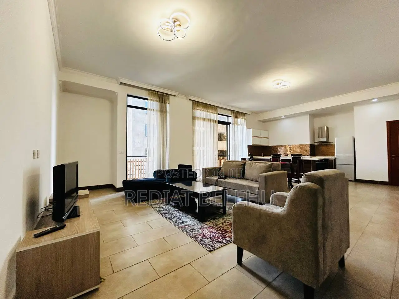 Furnished 2bdrm Apartment in Bole for rent