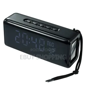 Photo - High-Fidelity 10w Portable Speaker With Large Digital Clock Display