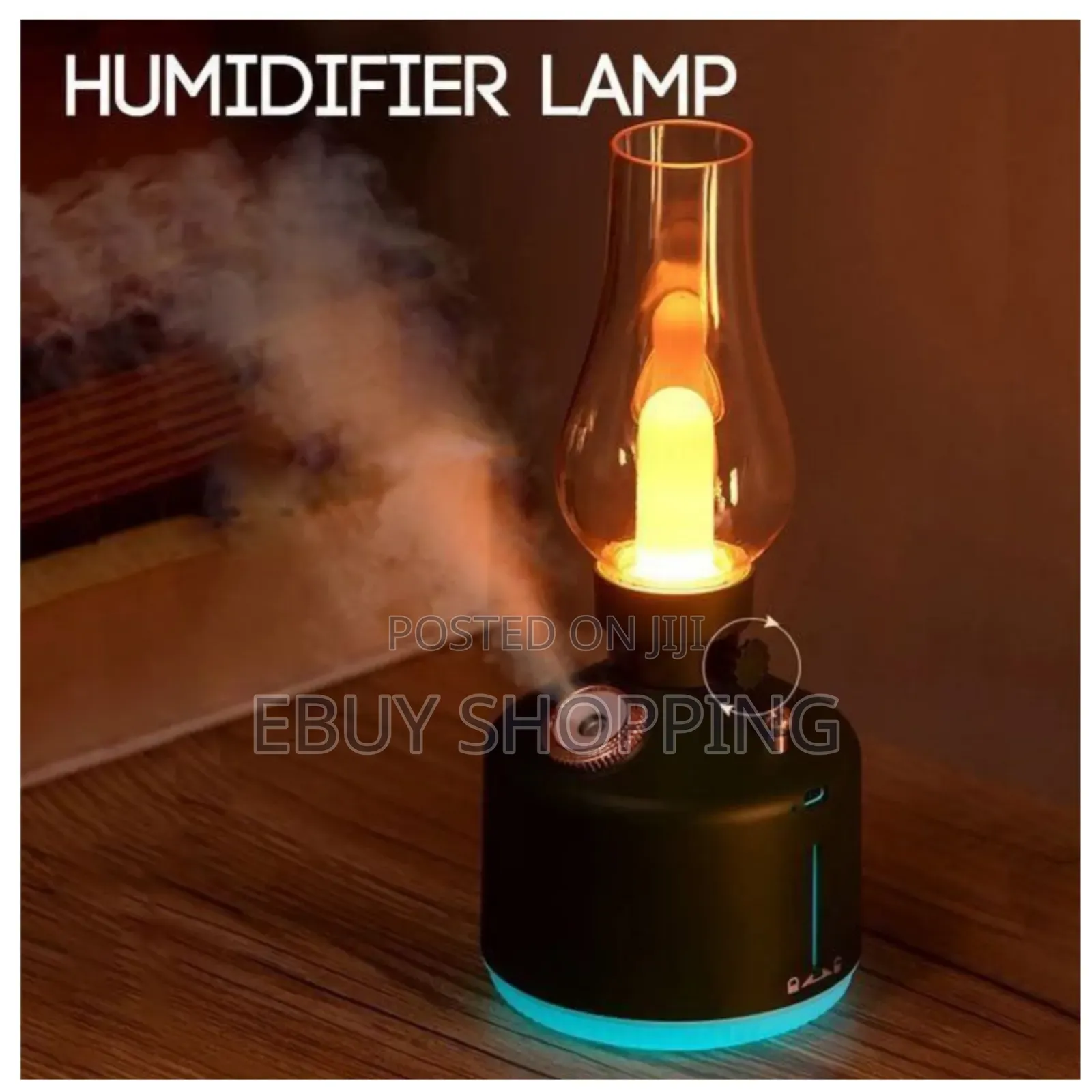 280ml Wireless Vintage Lamp Humidifier